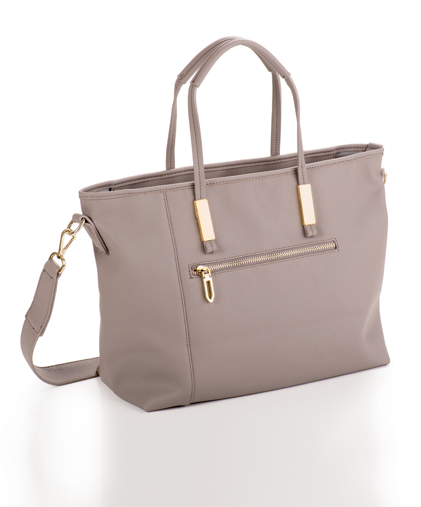 Faux Leather Tote Bag